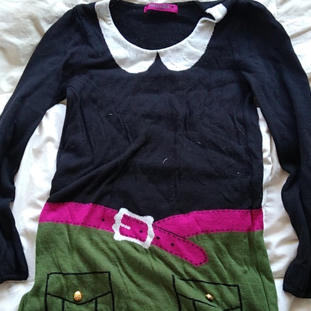 Anna Sui Dolly Girl sweater dress - size s/m